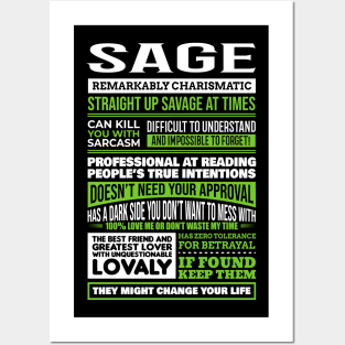 Sage Posters and Art